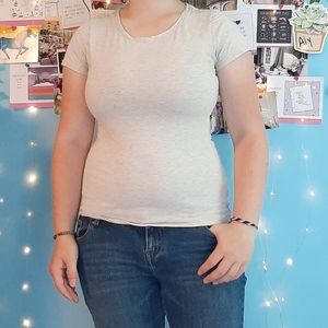 Heather White T-Shirt